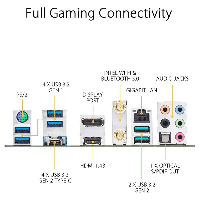 ASUS AM4 TUF Gaming X570-Plus Wi-Fi Zen 3 Ryzen 5000 and 3rd Gen Ryzen ATX Motherboard Computer Accessories - DailySale