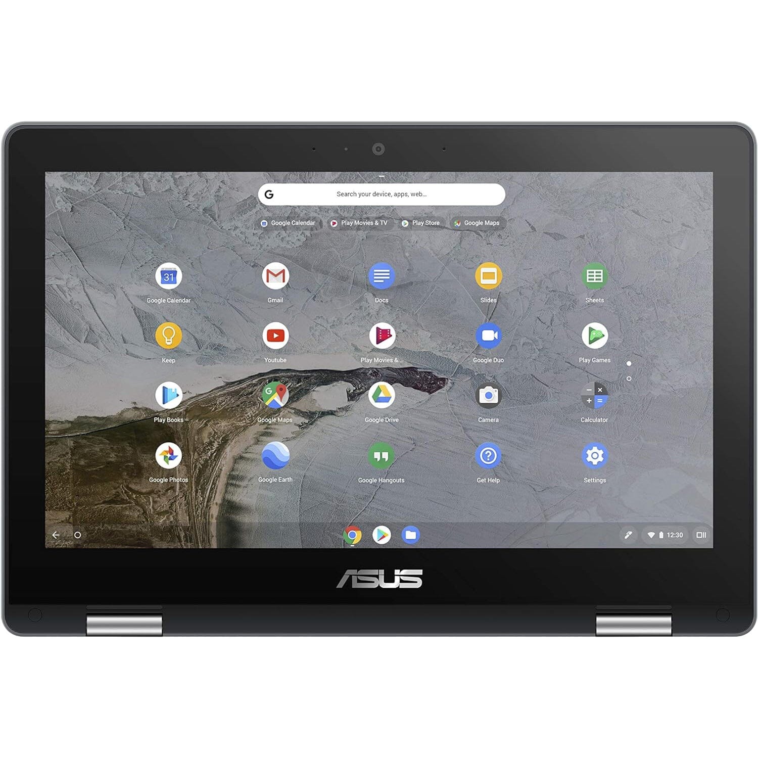 ASUS Chromebook Flip C214MA-YS02T 11.6 Chromebook, Touchscreen Convertible, Intel N4000, 4GB DDR4 RAM, 32GB Storage (Refurbished) Laptops - DailySale