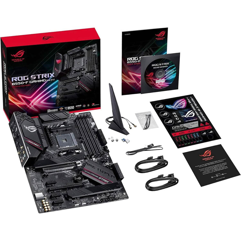 ASUS ROG Strix B550-F Gaming AMD AM4 Zen 3 Ryzen 5000 & 3rd Gen Ryzen ATX Computer Accessories - DailySale