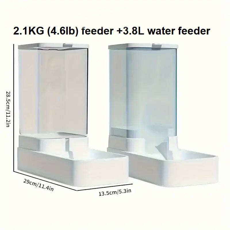 Automatic Cat Feeder and Water Dispenser Set Pet Supplies L - DailySale