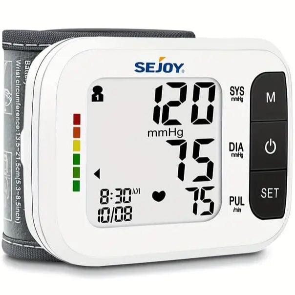 Automatic Digital Wrist Blood Pressure Monitor Wellness - DailySale