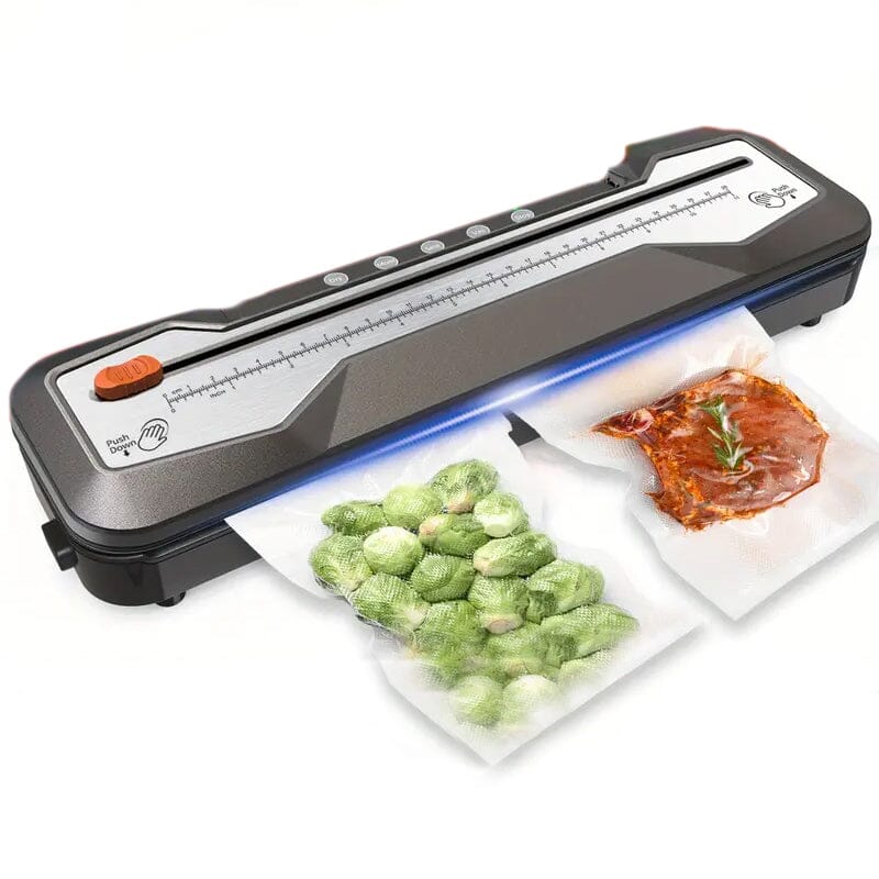 Automatic One-Touch Food Vacuum Sealer 5 Modes with 15 Sealer Bags and Built-in Cutter Kitchen Tools & Gadgets - DailySale