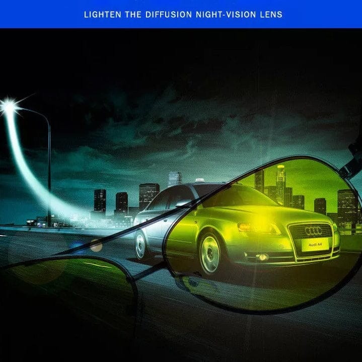 Aviator Tac Night Vision Glasses Polarized Sunglasses Anti Glare Driving Goggles Men's Shoes & Accessories - DailySale