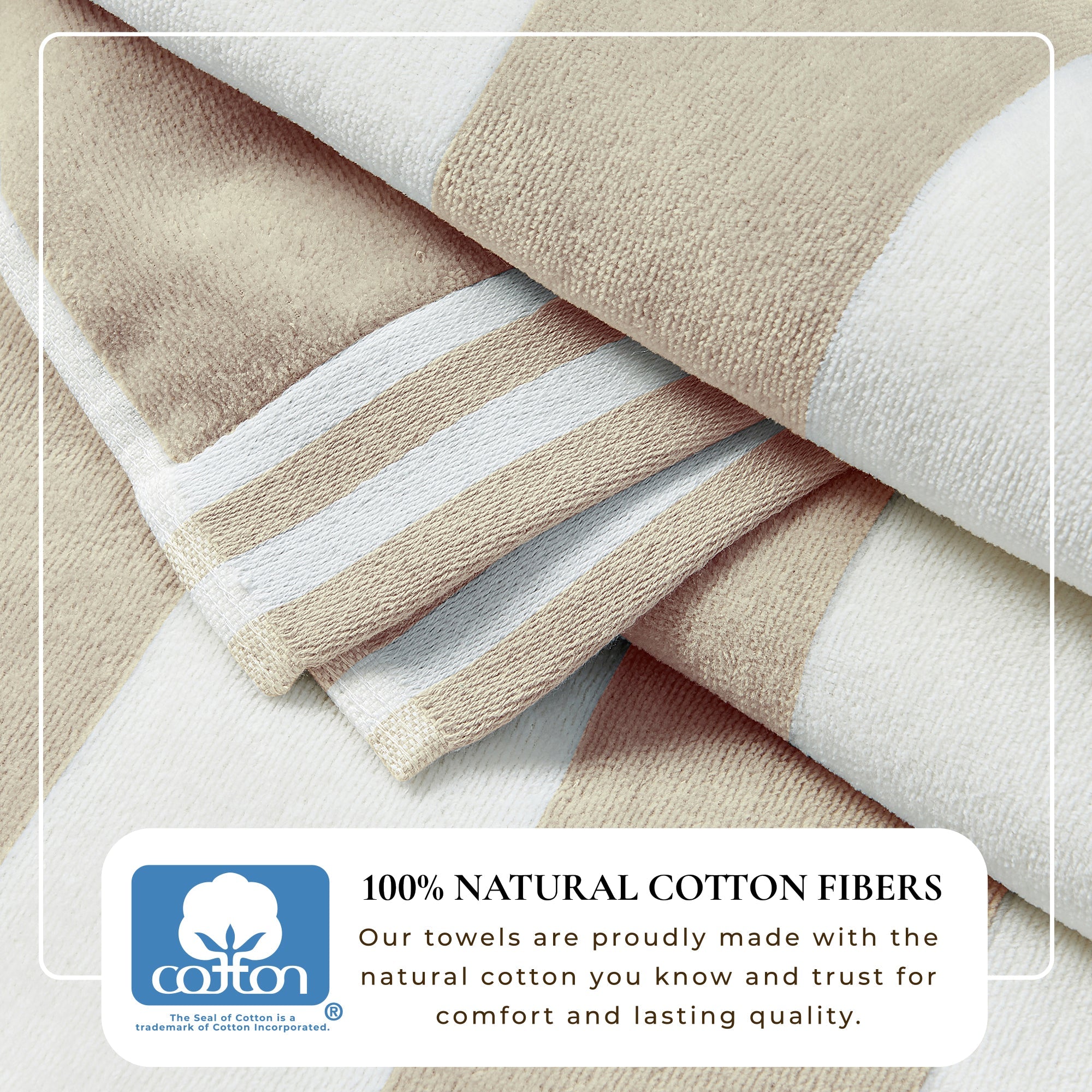 Striped Cabana Beach Towel - Edgartown Collection