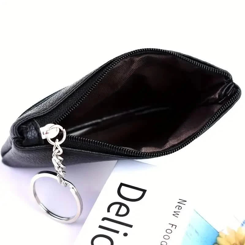 Mini Coin Wallet Purse with Keychain