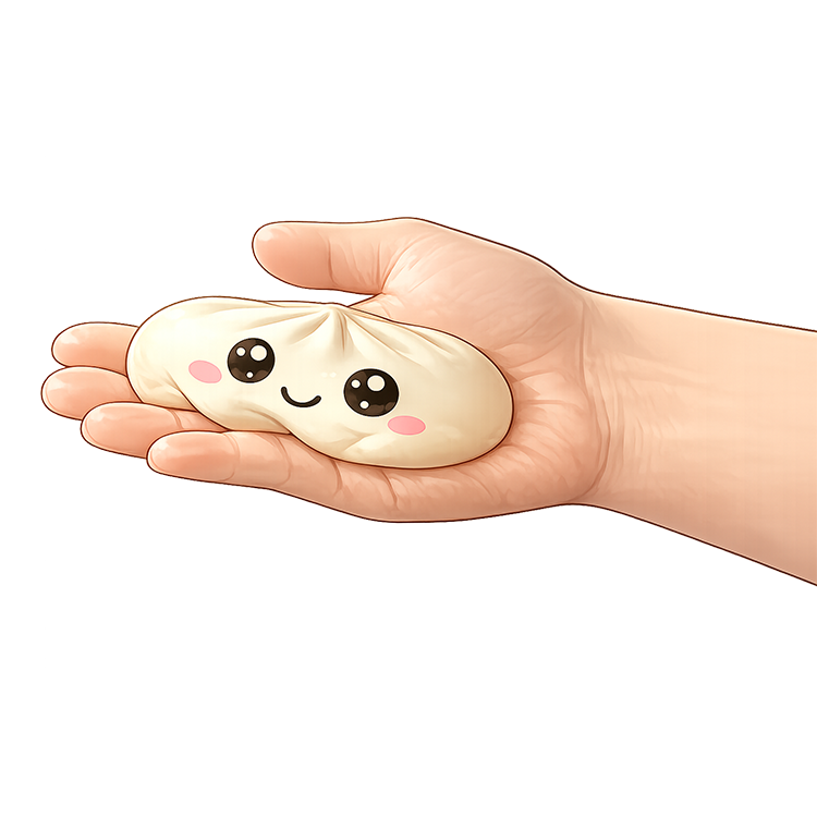 Fun Doh Mystery Slow Rise Dumpling Squish Toy | Blind Box Sensory Fidget Toy for Kids & Teens