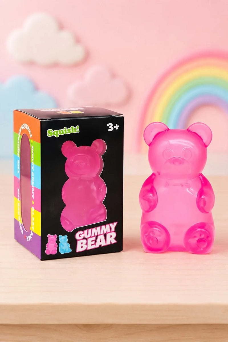 Gummy Bear Squish Sensory Toy | Slow Rise Squeeze Fidget Toy for Kids & Adults