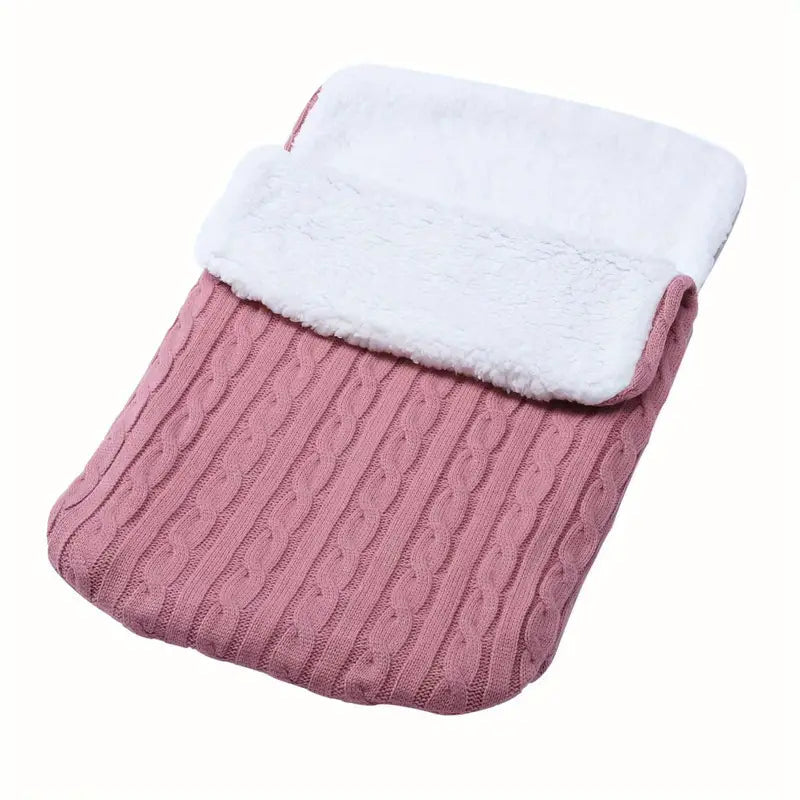 Baby Fleece Sleeping Bag Baby Soft Pink - DailySale