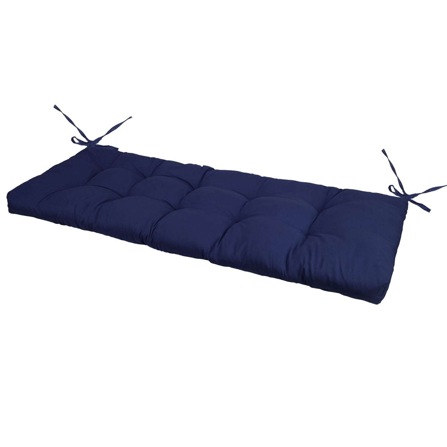 Bench Seat Cushion for Indoor Outdoor Furniture Non-Slip Garden & Patio Navy Normal - DailySale