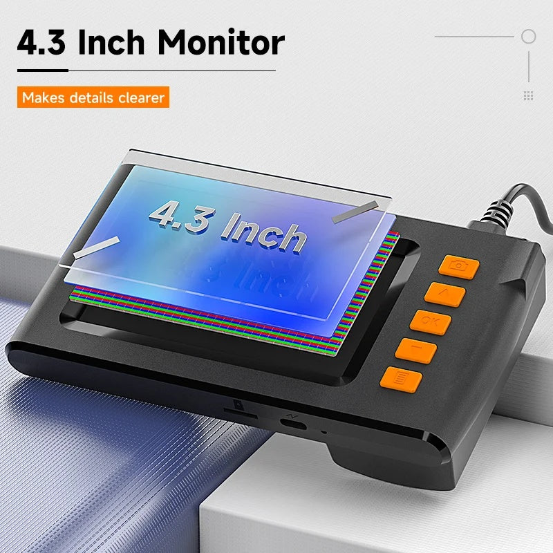 4.3 inch monitor detail