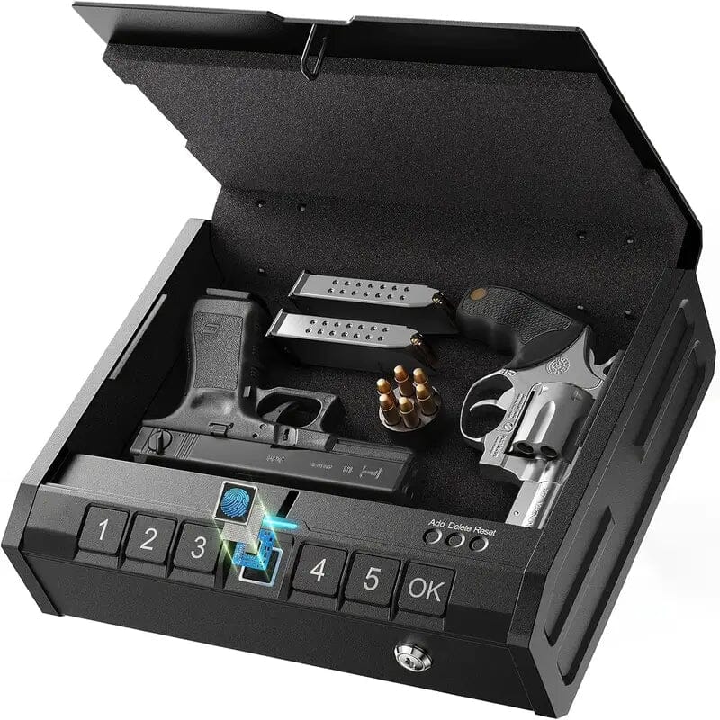 Biometric Gun Safe for Pistols Tactical - DailySale