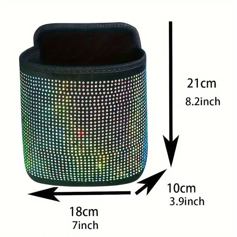 Bling Rhinestones Car Trash Can Automotive - DailySale