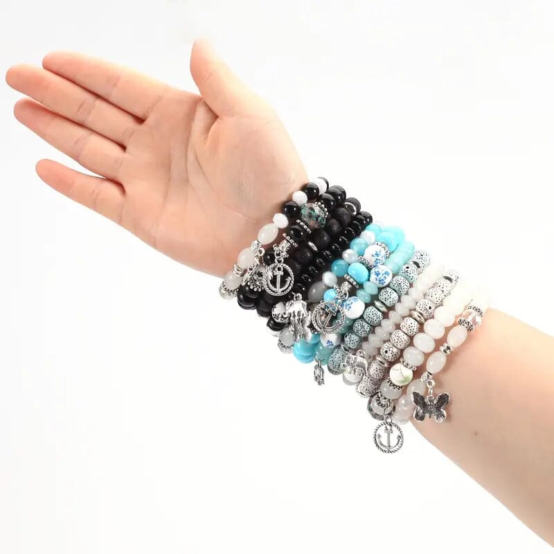 Bohemian Layered Beaded Bracelet Bracelets - DailySale