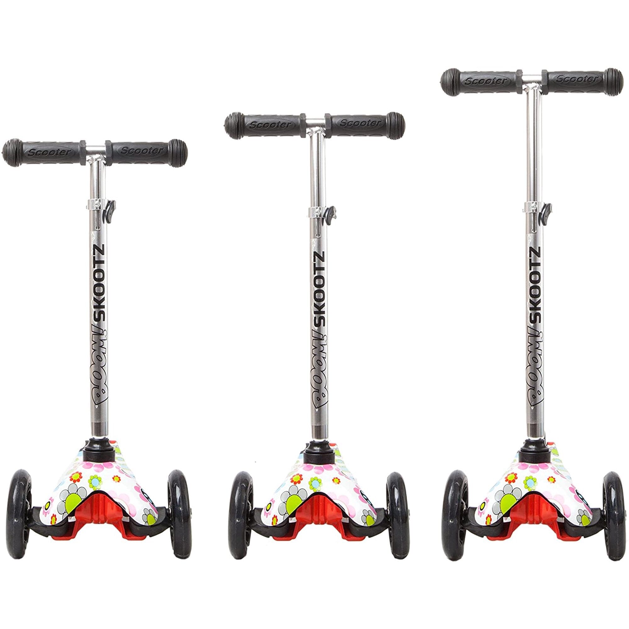 BOOMSkootz Deluxe 3 Wheel Flower Mini Scooter for 2-5 Years Old Toys & Games - DailySale