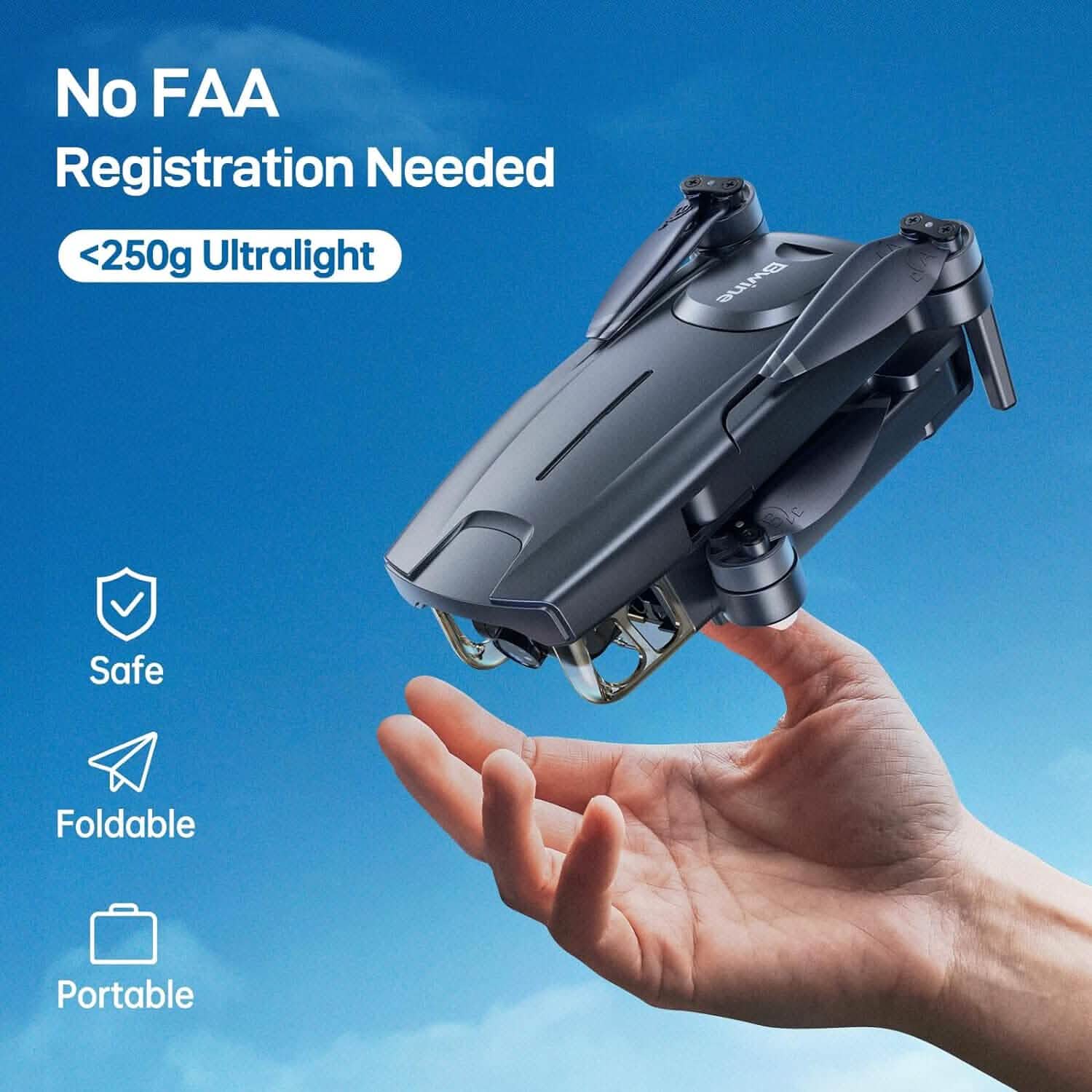 Bwine F7MINI Drone with Camera (Refurbished) Cameras & Drones - DailySale