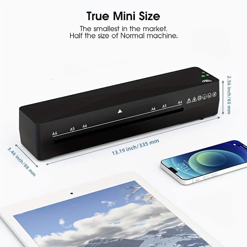 Crenova A4 Laminator – Hot & Cold Modes, Compact Design