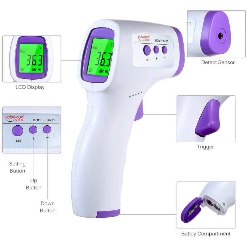 Thermometer specifications panel
