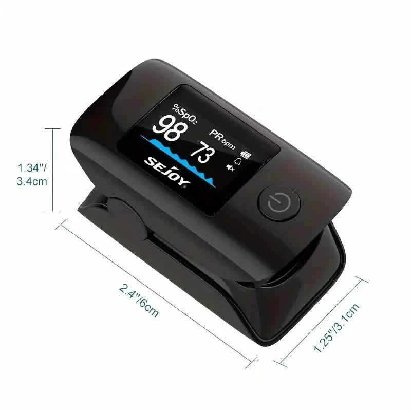 Oximeter & Digital BP Monitor – Heart Rate & Hypertension Detector