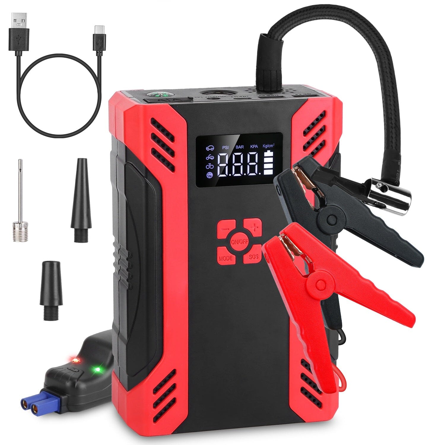 Car Jump Starter with Air Compressor Automotive - DailySale