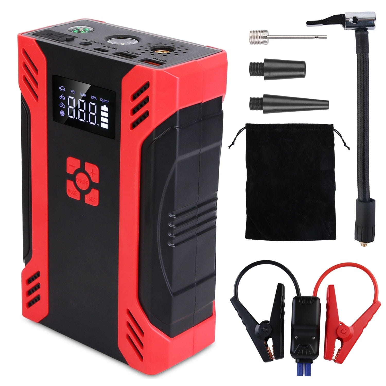 Car Jump Starter with Air Compressor Automotive - DailySale