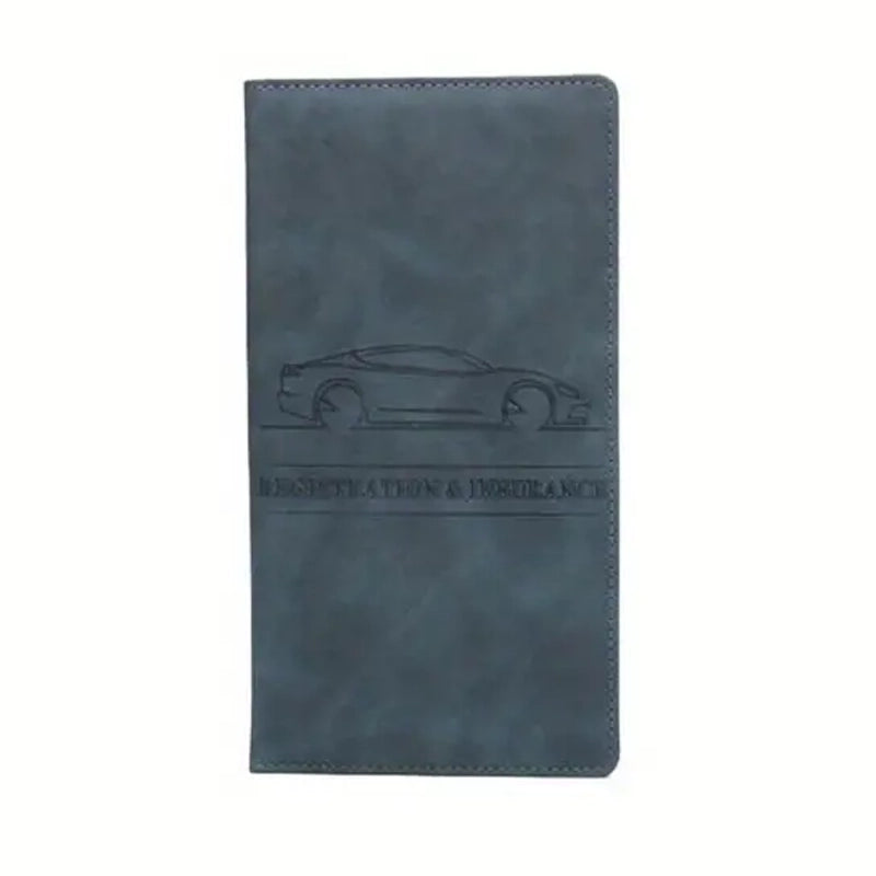 Car Long Multifunctional Driving License Holder Bag Automotive Blue - DailySale