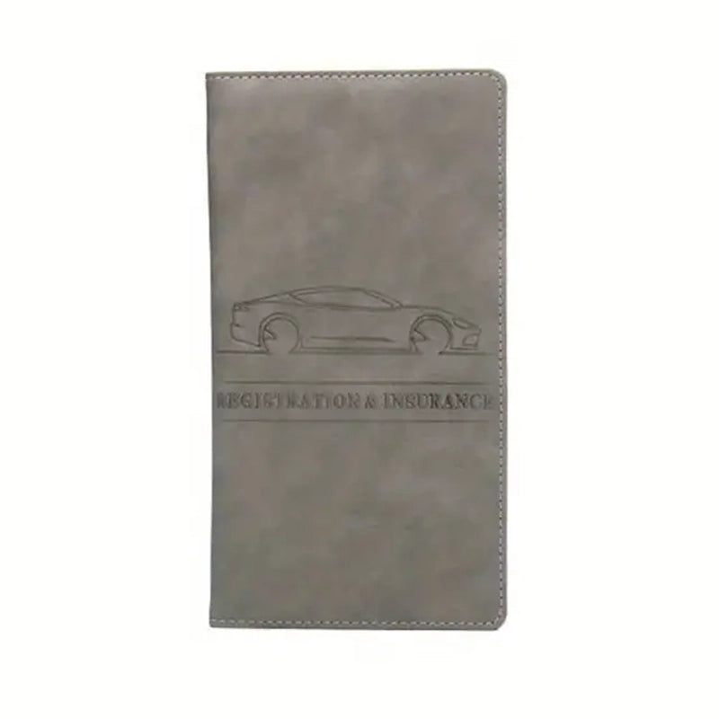 Car Long Multifunctional Driving License Holder Bag Automotive Gray - DailySale