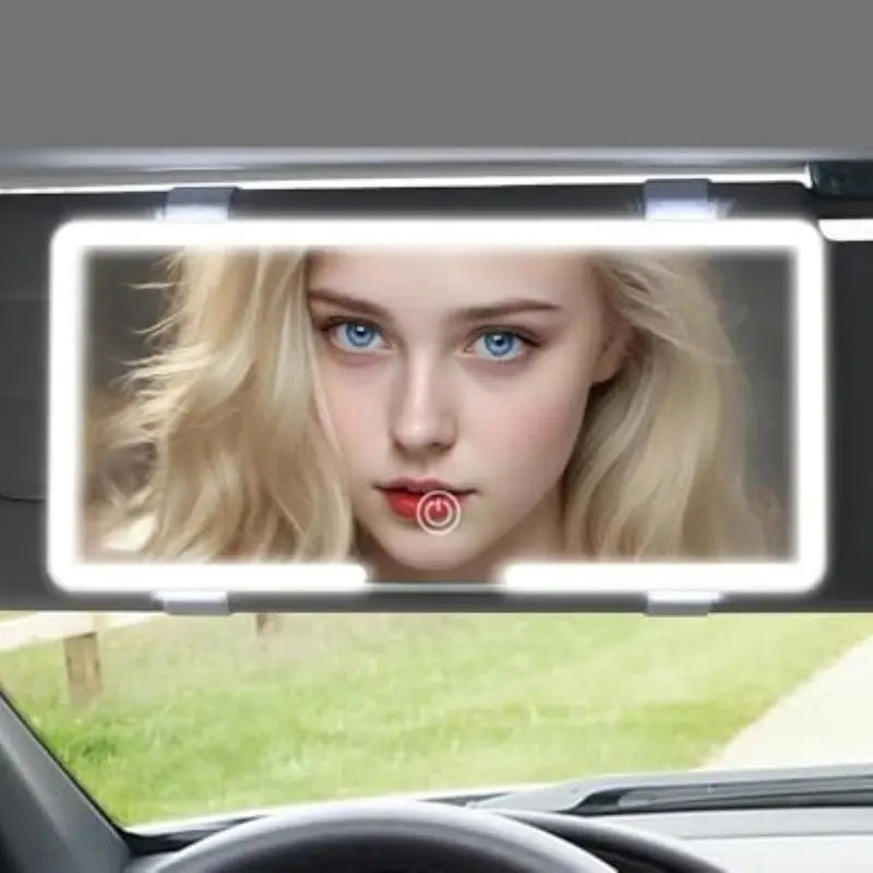 Car Mirror Vanity with LED Lights Automotive - DailySale