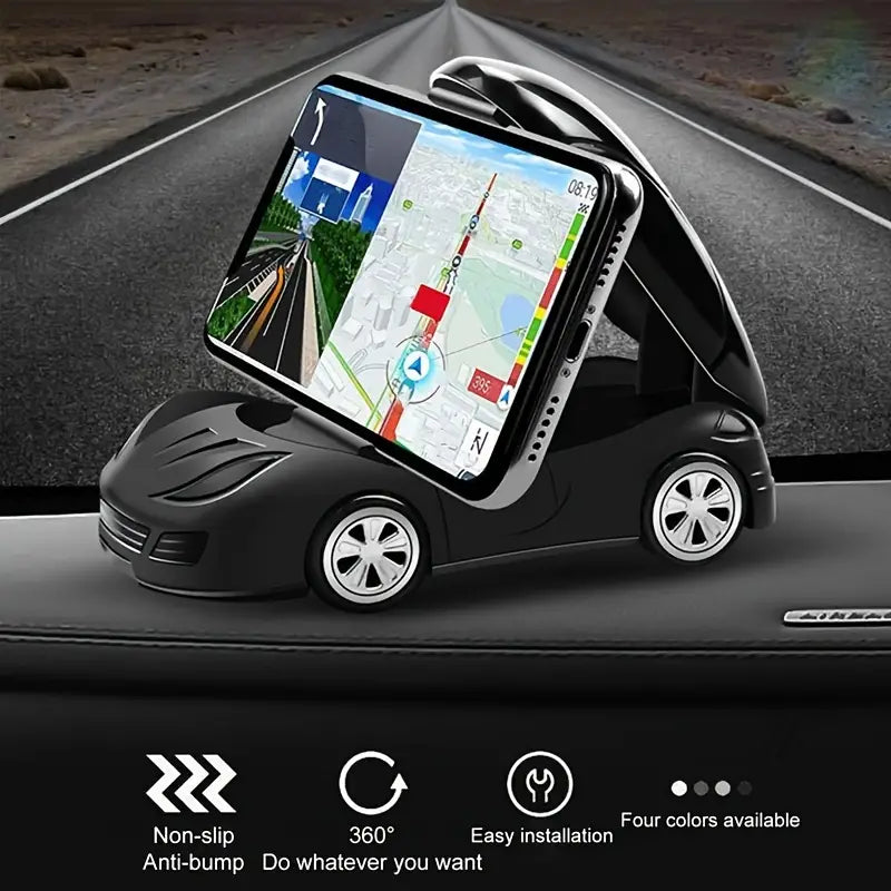 Car Phone Holder 360 Degree Rotating Hand-free Stand Automotive - DailySale