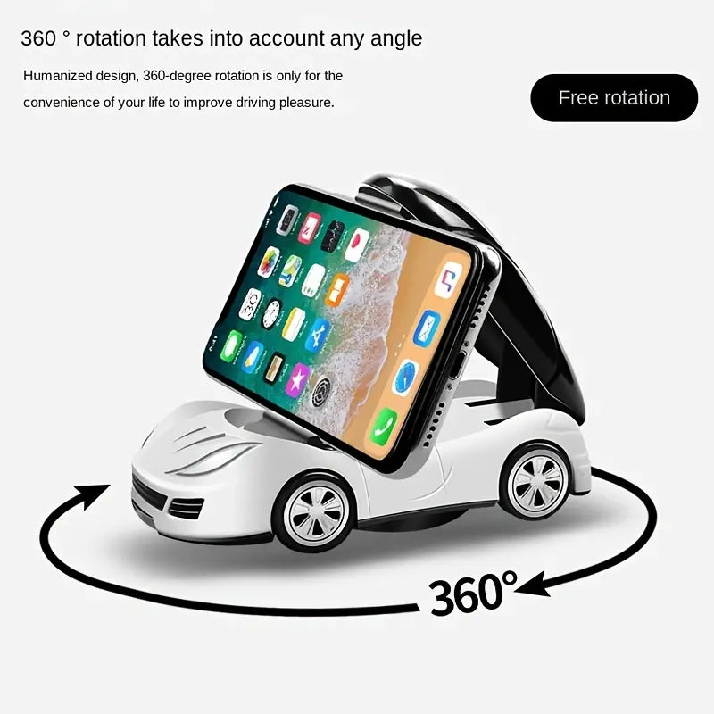 Car Phone Holder 360 Degree Rotating Hand-free Stand Automotive - DailySale