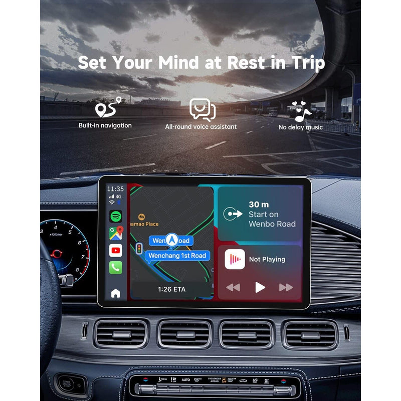  CarlinKit CarPlay Ai Box Android 13.0 with LED Light for Car  with Wired CarPlay and Touchscreen,Bulit-in 4G Net,8-Core  8+128G,GPS,,Netflix,Google Play,Wired to Wireless CarPlay and Android  Auto : Electronics
