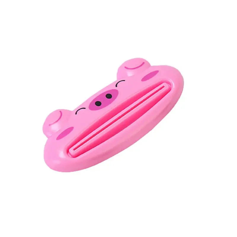 Cartoon Toothpaste Squeezer Bath Pink - DailySale