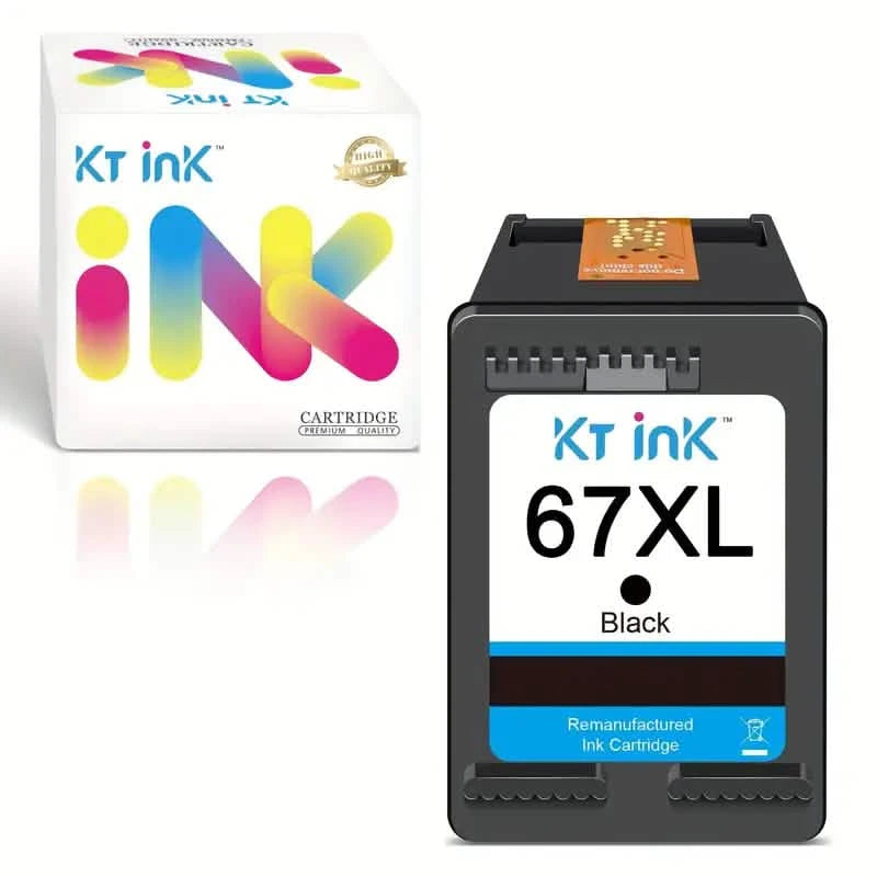 High-Yield Ink Cartridge 67XL for HP DeskJet and Envy Printers
