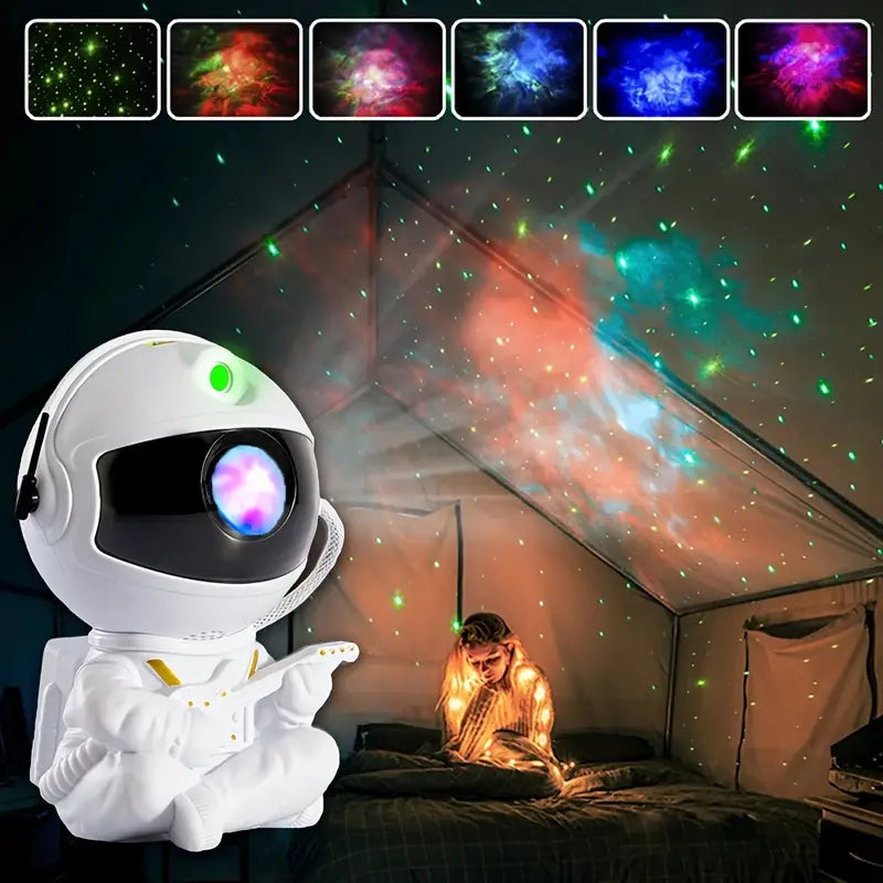 Celestial Star Guitar Night Light Projector - Vibrant LED Nebula Effects Indoor Lighting - DailySale