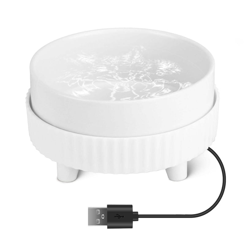 Ceramic Heated Pet Water Bowl Food Warmer Pet Supplies - DailySale