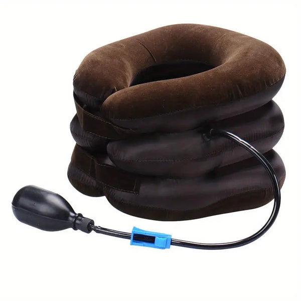 Cervical Neck Traction Device Inflatable Neck Stretcher Wellness - DailySale