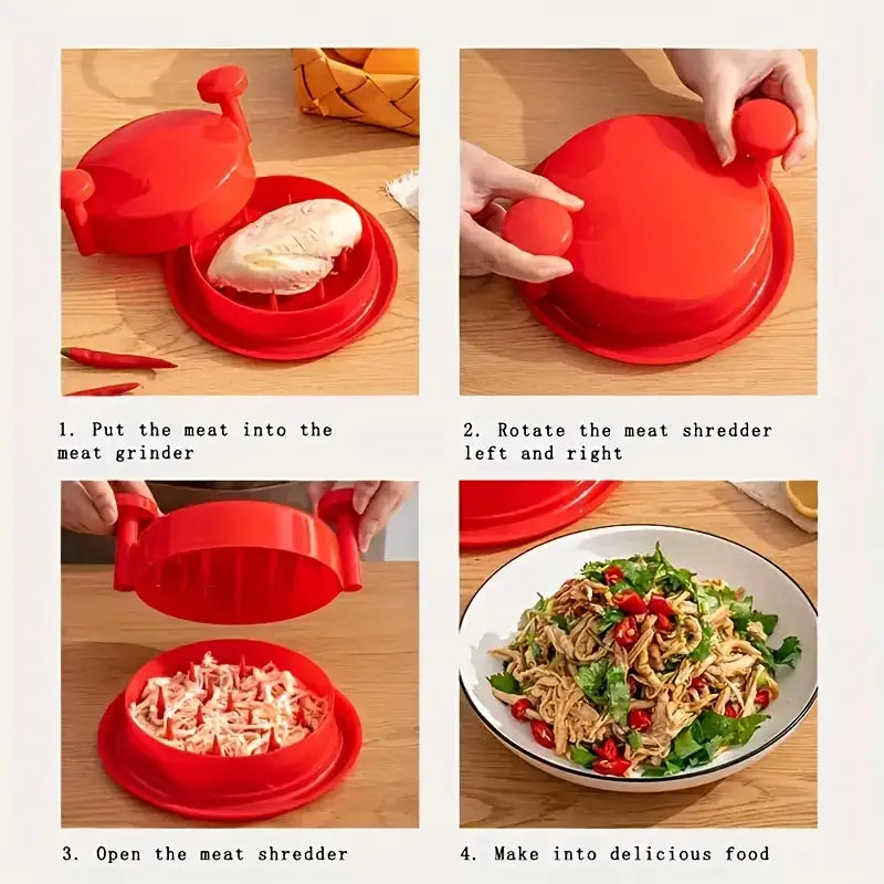 Chicken Breast Shredding Tool Twist with Non-Skid Base Kitchen Tools & Gadgets - DailySale