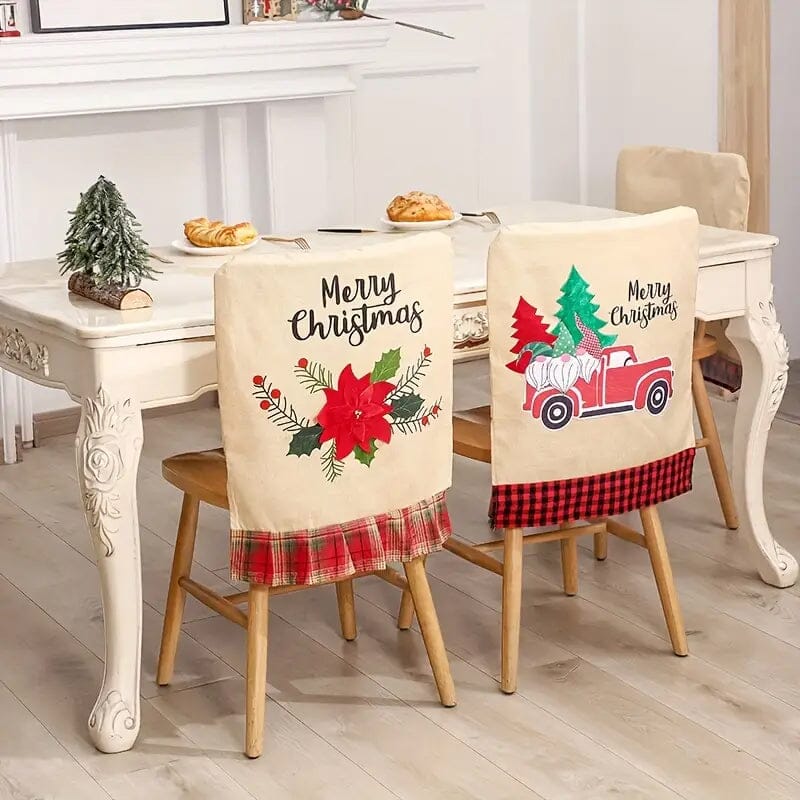 Christmas Dining Room Chair Covers Holiday Decor & Apparel - DailySale