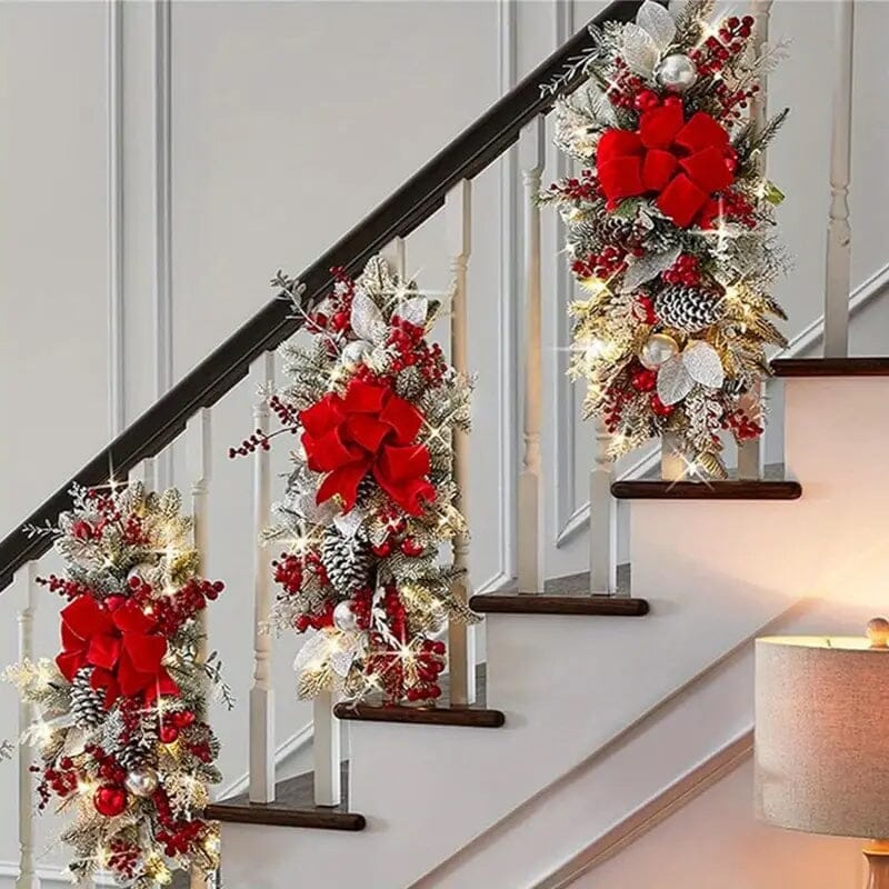 Christmas Lighted Swags Christmas Wreaths Holiday Decor & Apparel 1-Pack - DailySale