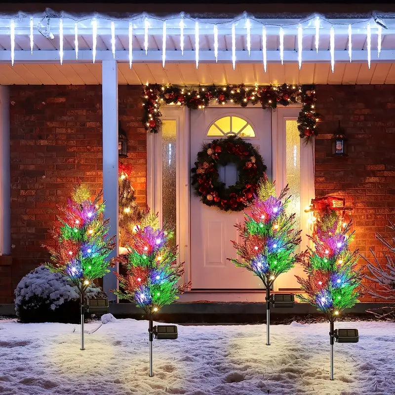 Christmas Solar Lawn Lamp, Garden Solar Light Tree Outdoor Lighting - DailySale