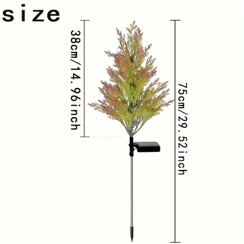 Christmas Solar Lawn Lamp, Garden Solar Light Tree Outdoor Lighting - DailySale