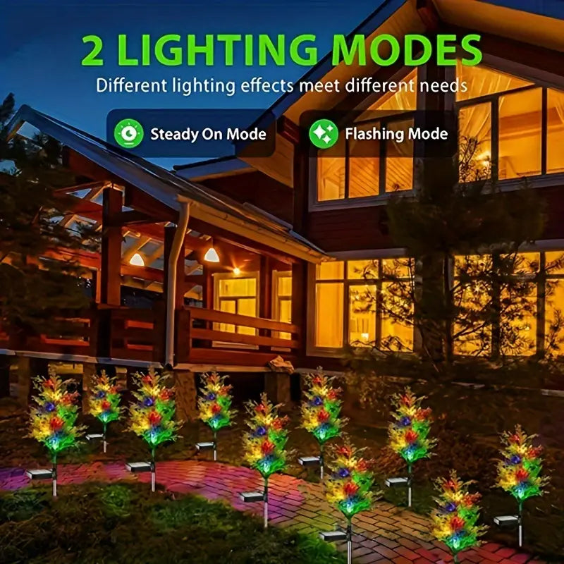 Christmas Solar Lawn Lamp, Garden Solar Light Tree Outdoor Lighting - DailySale