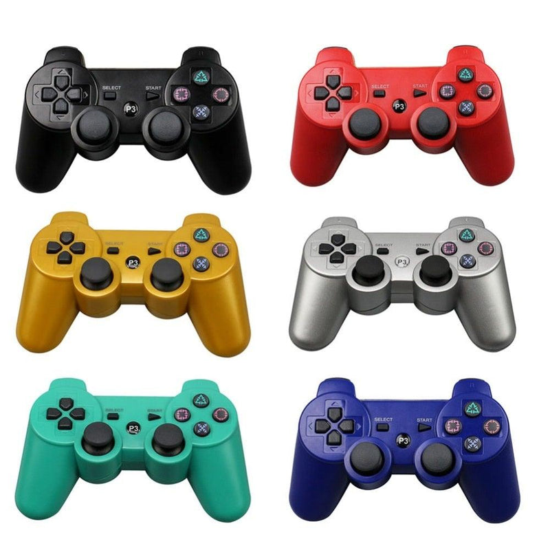 Classic Blue Bluetooth Wireless Joystick Gamepad Controller Compatible With PC Monitor Laptop