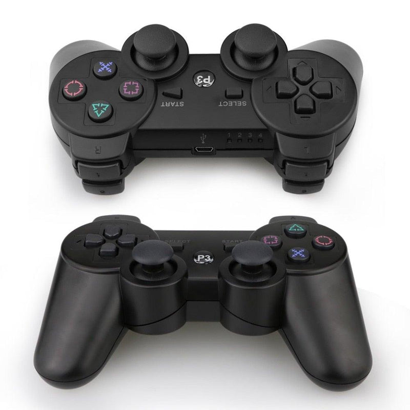 Classic Blue Bluetooth Wireless Joystick Gamepad Controller Compatible With PC Monitor Laptop