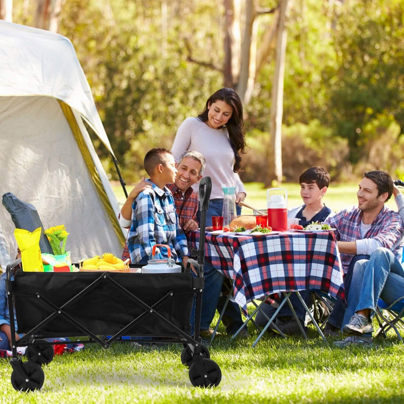 Collapsible Folding Wagon Cart Sports & Outdoors - DailySale