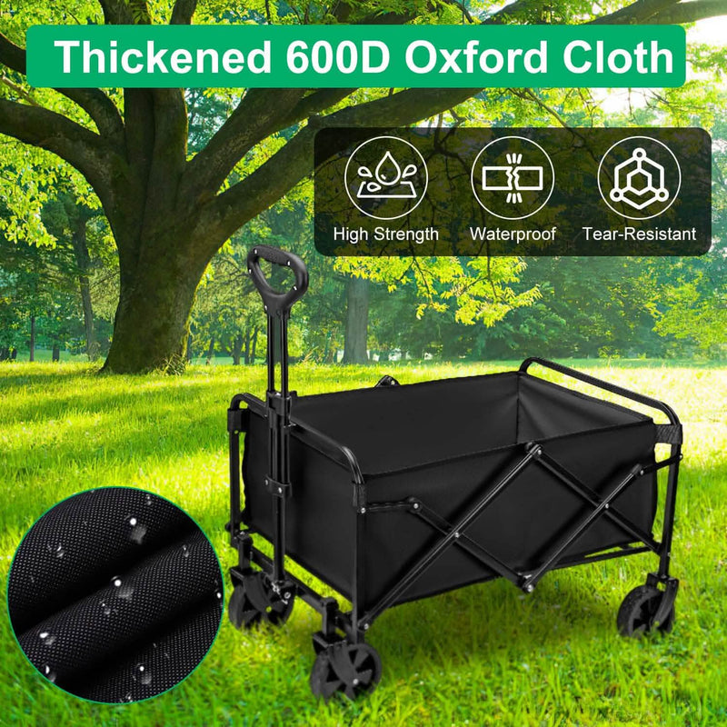 Collapsible Folding Wagon Cart Sports & Outdoors - DailySale