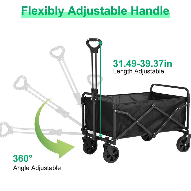 Collapsible Folding Wagon Cart Sports & Outdoors - DailySale