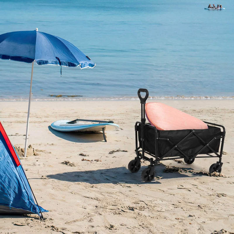 Collapsible Folding Wagon Cart Sports & Outdoors - DailySale