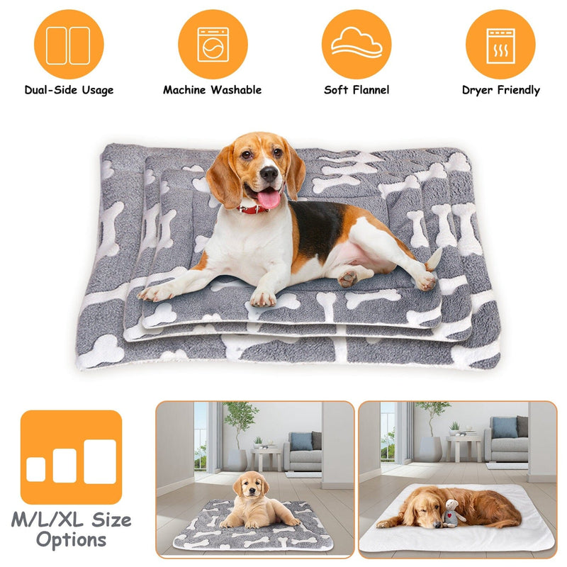 Comfortable Flannel Dog Bed Mat Pet Supplies - DailySale