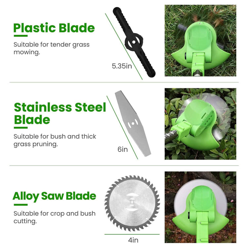 Cordless Rechargeable Grass Trimmer Garden & Patio - DailySale