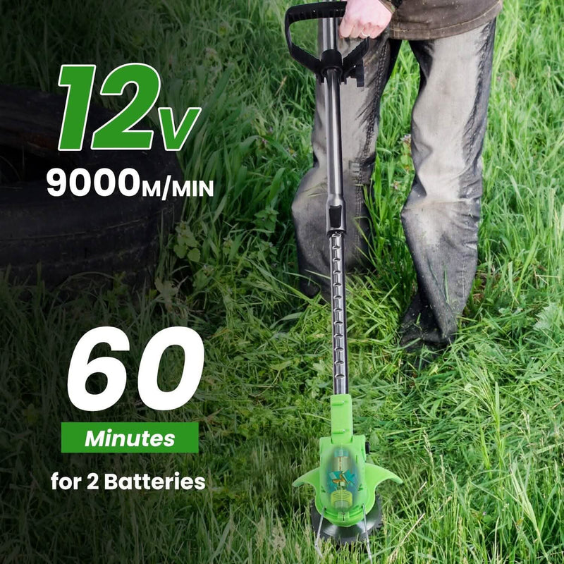 Cordless Rechargeable Grass Trimmer Garden & Patio - DailySale